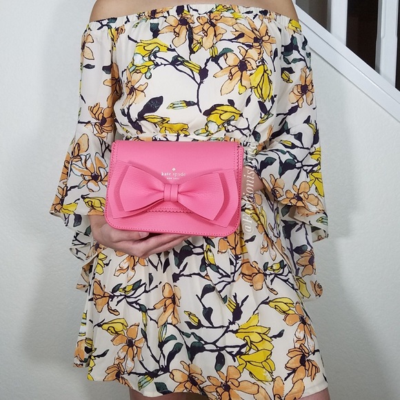 NWT KATE SPADE HANNI VANDERBILT PINK CROSSBODY BAG - Picture 4 of 7